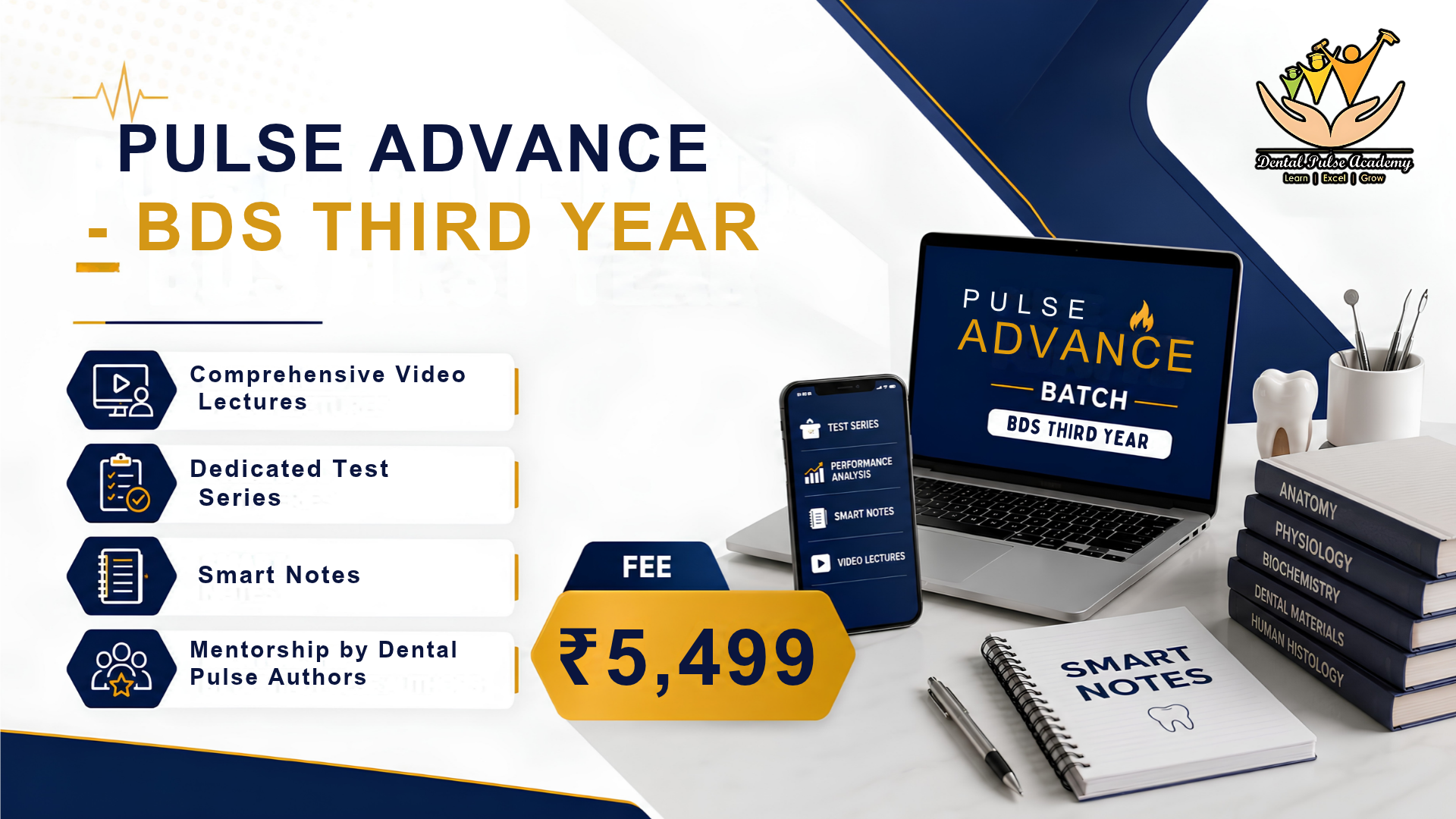 Pulse Advance — BDS Third Year course poster